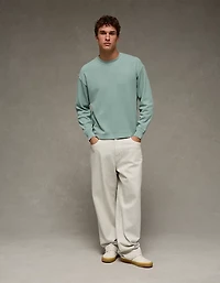 AE Boxy Washed Thermal Shirt