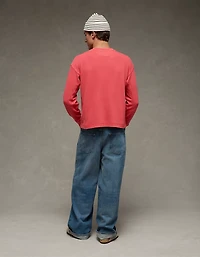 AE Boxy Washed Thermal Shirt