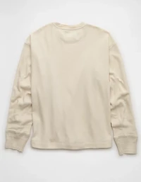 AE Boxy Washed Thermal Shirt