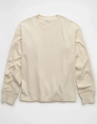 AE Boxy Washed Thermal Shirt