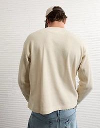 AE Boxy Washed Thermal Shirt