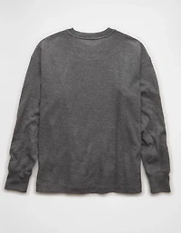 AE Boxy Washed Thermal Shirt