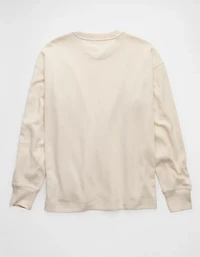 AE Boxy Washed Thermal Shirt