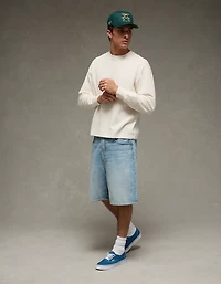 AE Boxy Washed Thermal Shirt