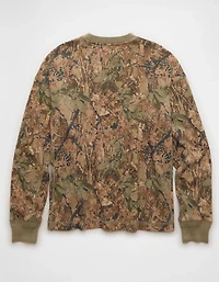 AE Boxy Washed Thermal Shirt