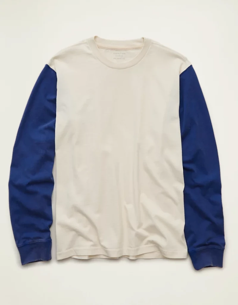 T-shirt de sport à manches longues coupe décontractée AE