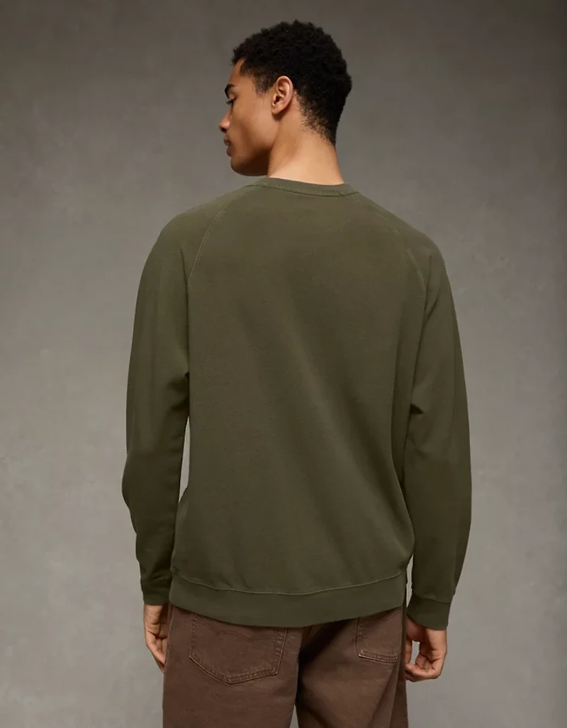 AE Boxy Long-Sleeve Pique T-Shirt