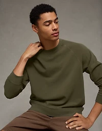 AE Boxy Long-Sleeve Pique T-Shirt