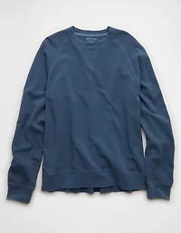 T-shirt droit en piqué à manches longues AE