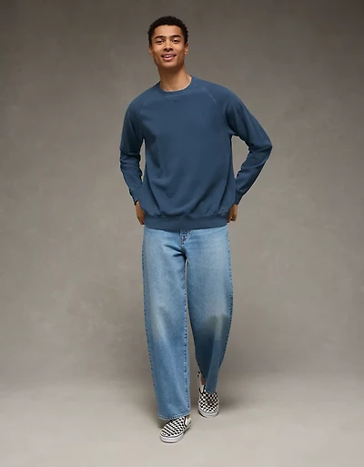 AE Boxy Long-Sleeve Pique T-Shirt