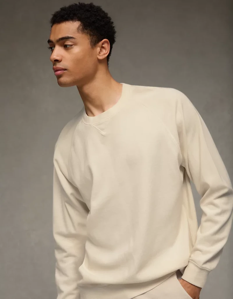 AE Boxy Long-Sleeve Pique T-Shirt