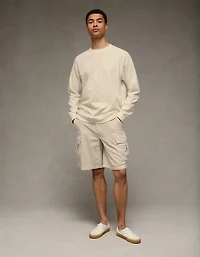 AE Boxy Long-Sleeve Pique T-Shirt