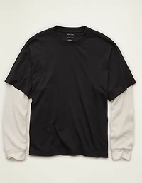 AE Boxy Fit Layered T-Shirt