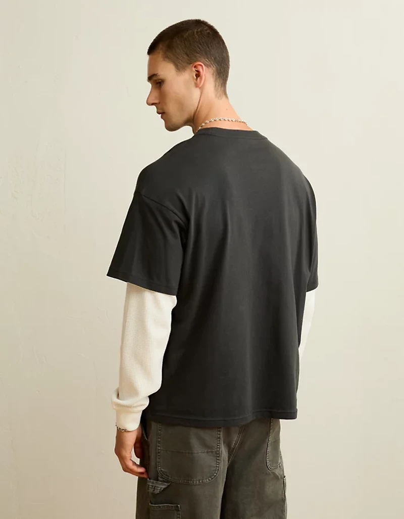 AE Boxy Fit Layered T-Shirt