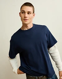 AE Boxy Fit Layered T-Shirt