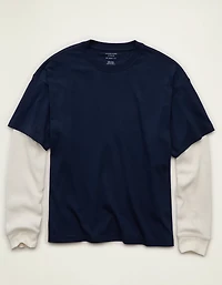 AE Boxy Fit Layered T-Shirt