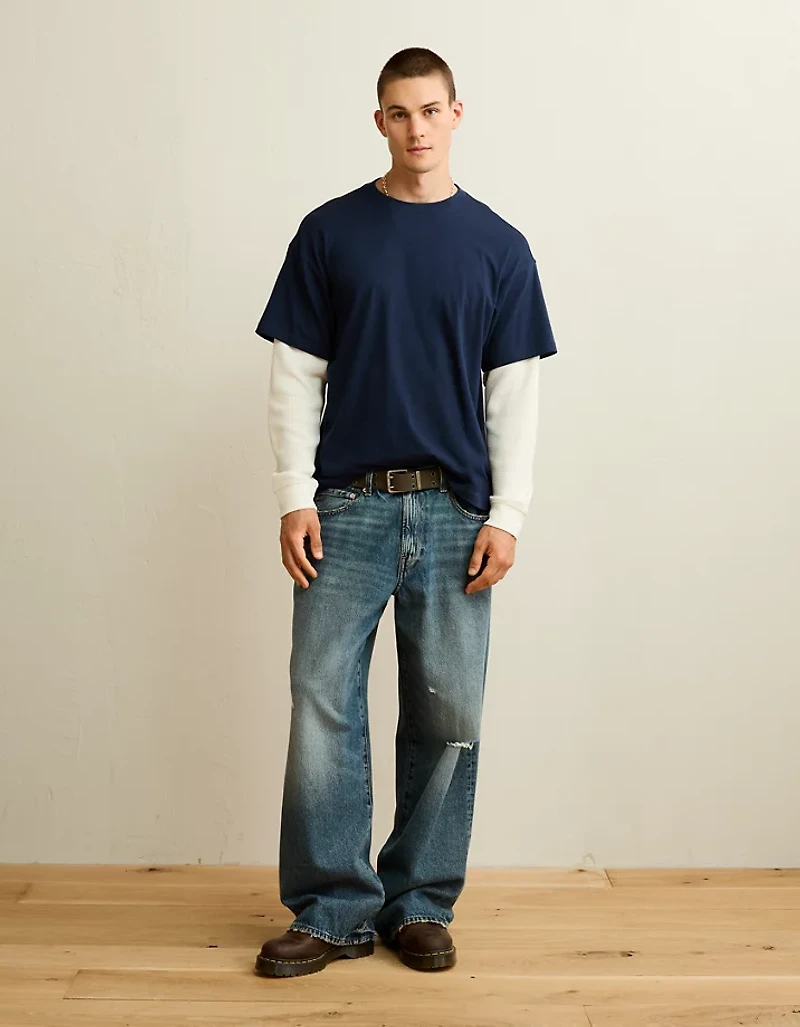 AE Boxy Fit Layered T-Shirt