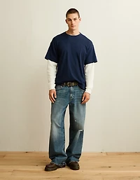 AE Boxy Fit Layered T-Shirt