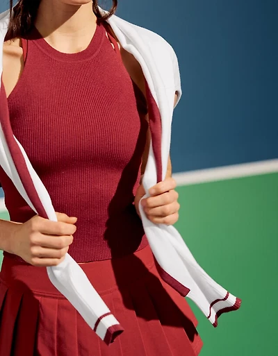 Pickletini Olivia Halter Sweater Tank