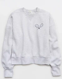 OFFLINE By Aerie x USTA Foundation Cloud Fleece Crewneck Sweatshirt