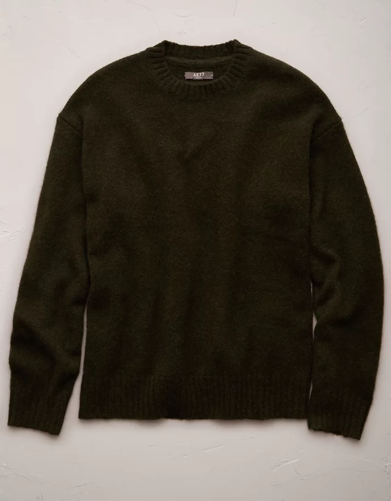AE77 Premium Alpaca-Blend Sweater