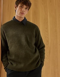 AE77 Premium Alpaca-Blend Sweater