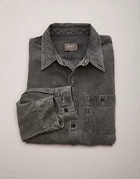 Chemise de travail en denim haut gamme AE77