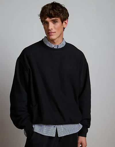 Chandail en molleton à col rond haut de gamme AE77