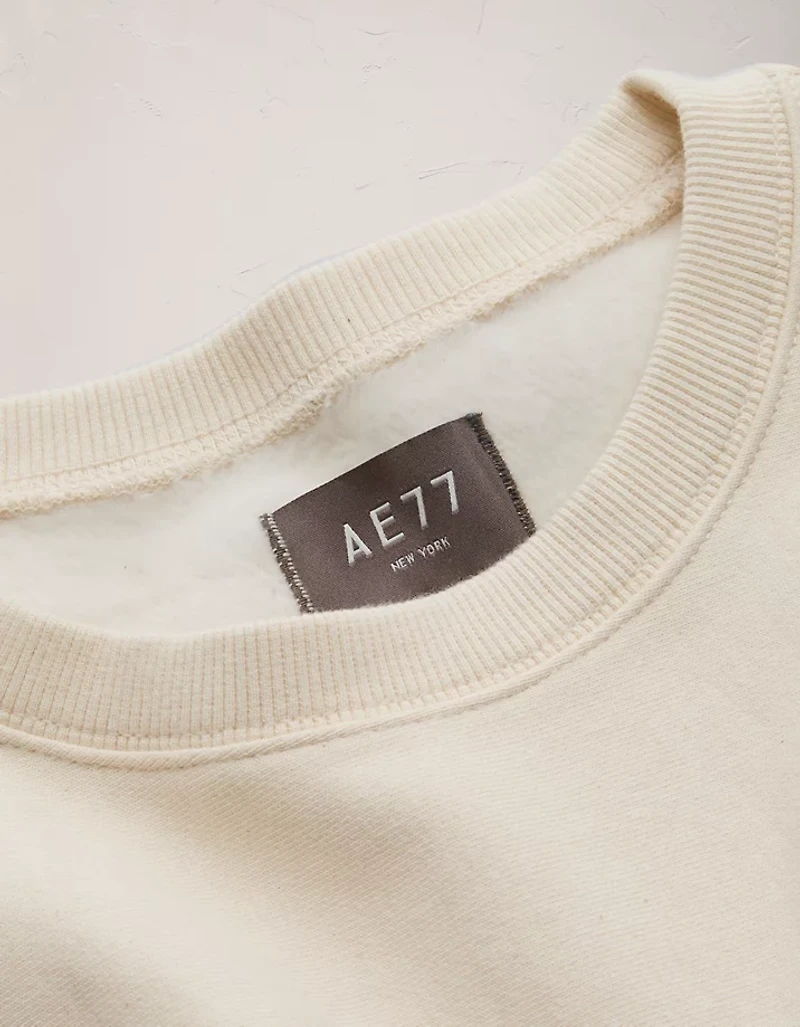 AE77 Premium Fleece Crew Neck Sweatshirt