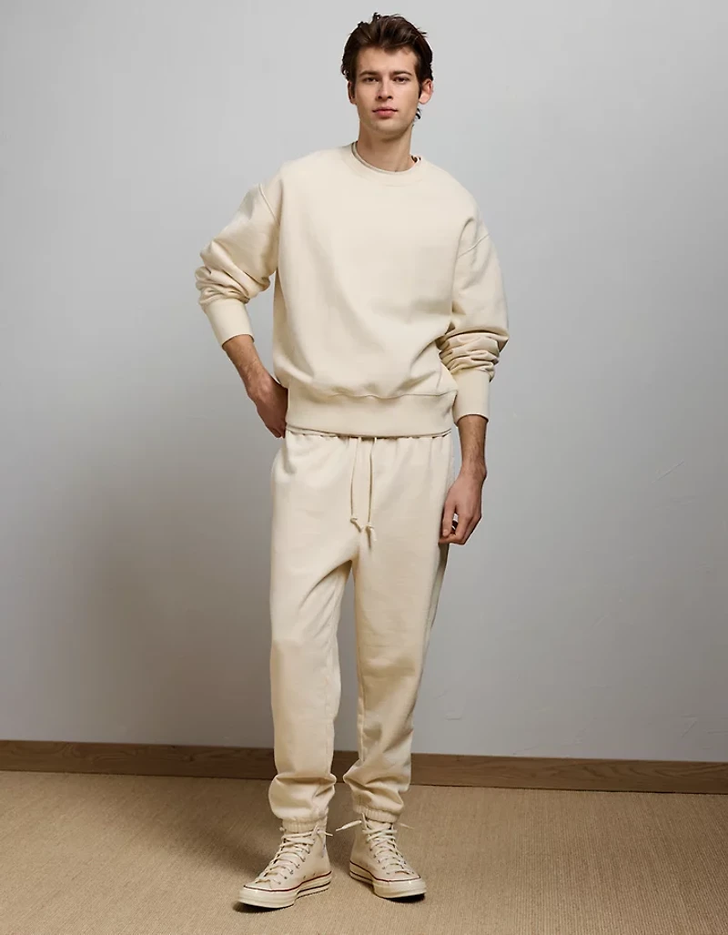 AE77 Premium Fleece Crew Neck Sweatshirt