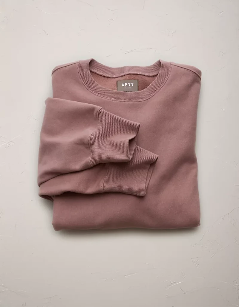AE77 Premium Fleece Crew Neck Sweatshirt
