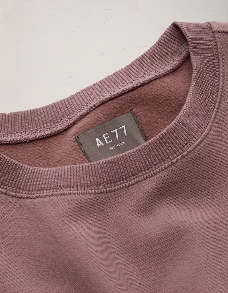 AE77 Premium Fleece Crew Neck Sweatshirt