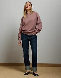 AE77 Premium Fleece Crew Neck Sweatshirt