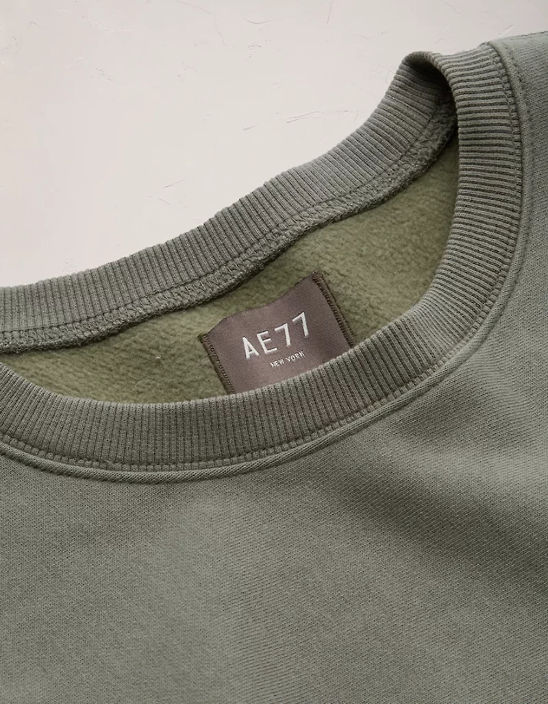 AE77 Premium Fleece Crew Neck Sweatshirt