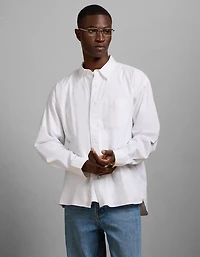 Chemise à col boutonné en popeline AE77