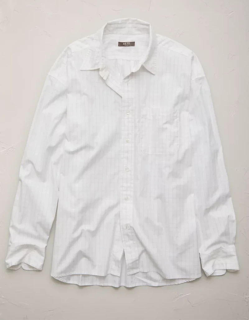 AE77 Premium Poplin Button-Up Shirt