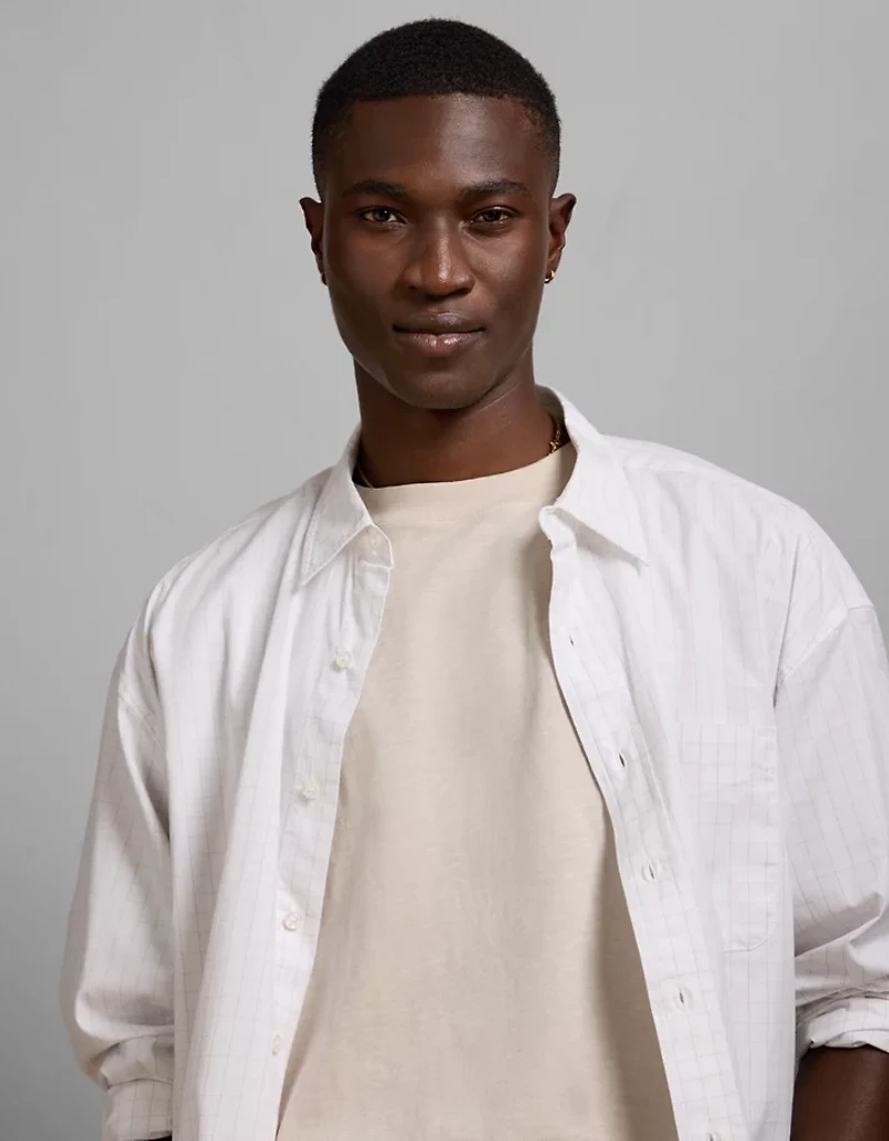 AE77 Premium Poplin Button-Up Shirt