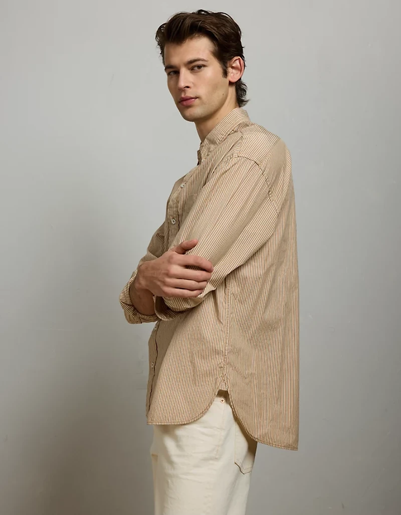 AE77 Premium Poplin Button-Up Shirt