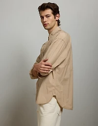 AE77 Premium Poplin Button-Up Shirt