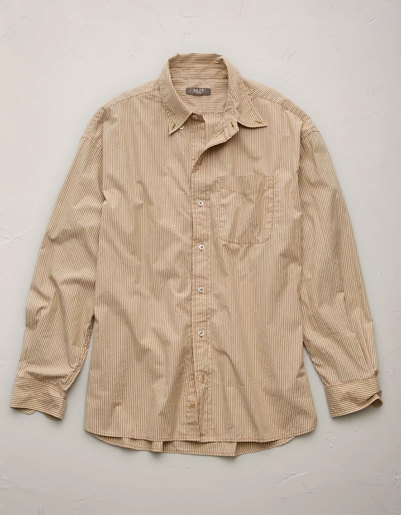 AE77 Premium Poplin Button-Up Shirt