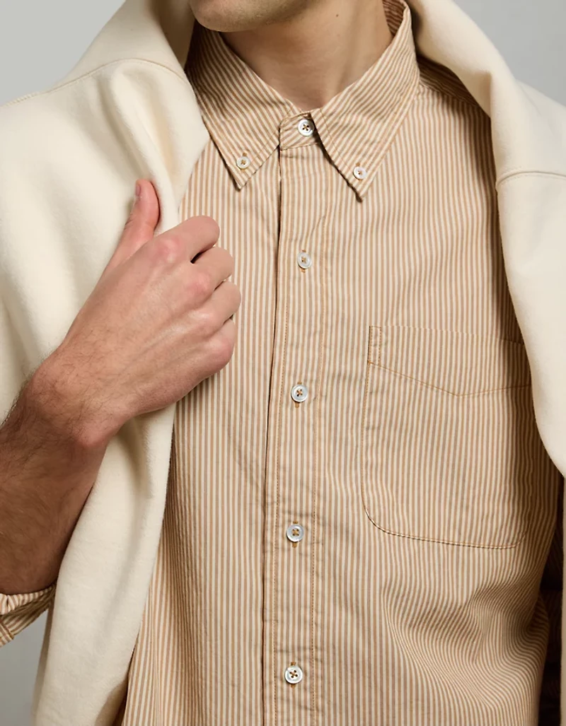 AE77 Premium Poplin Button-Up Shirt