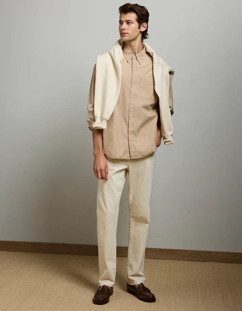 AE77 Premium Poplin Button-Up Shirt