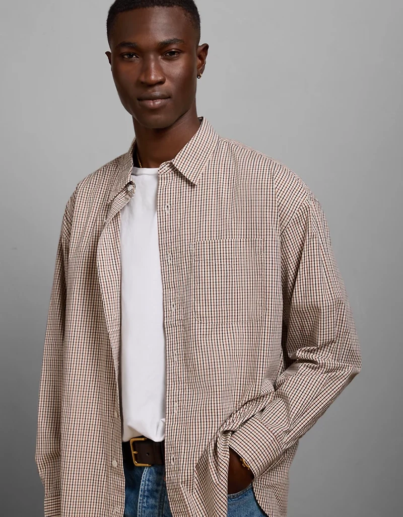 AE77 Premium Poplin Button-Up Shirt