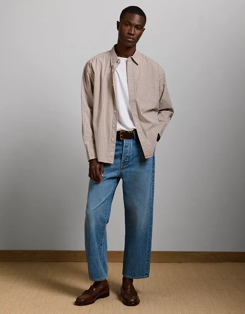 AE77 Premium Poplin Button-Up Shirt