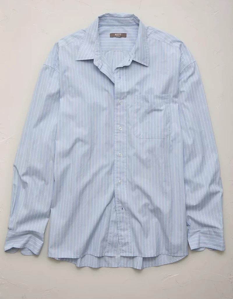 AE77 Premium Poplin Button-Up Shirt