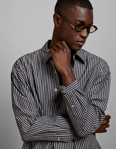 AE77 Premium Poplin Button-Up Shirt