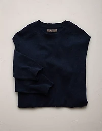 AE77 Premium Cashmere-Blend Crew Neck Sweater