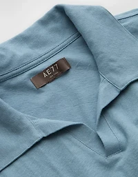 Polo en mélange de lin haut gamme AE77