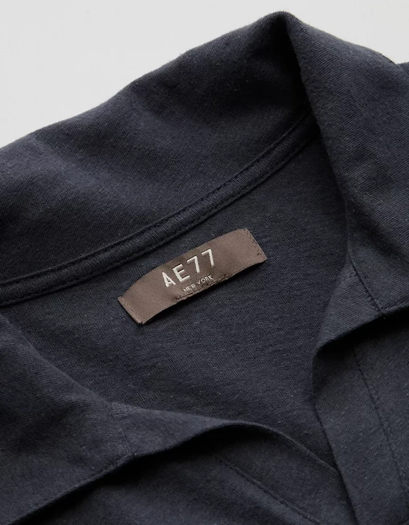 Polo en mélange de lin haut gamme AE77