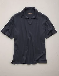 Polo en mélange de lin haut gamme AE77
